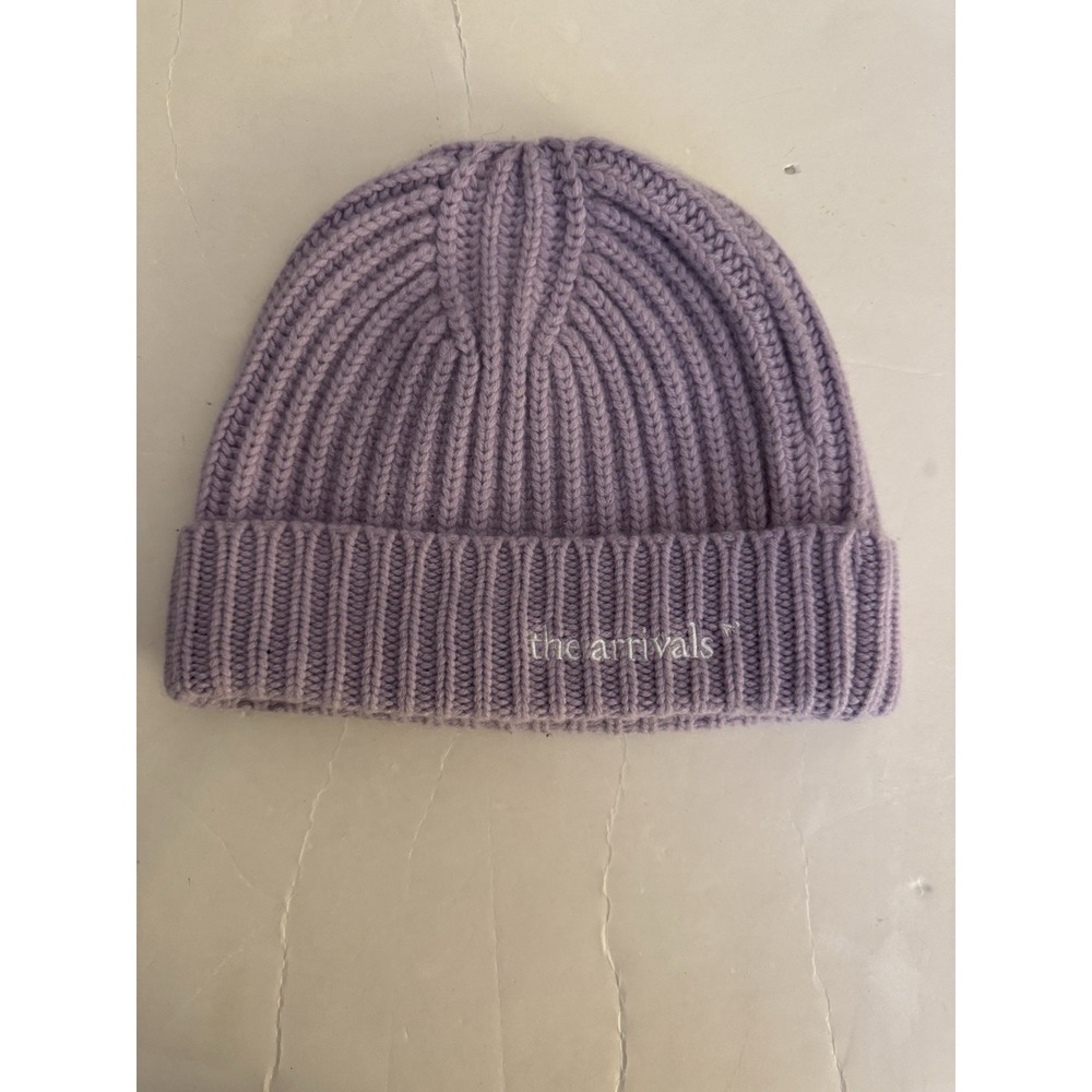 The Arrivals Unisex One Size Light Purple Knit Beanie